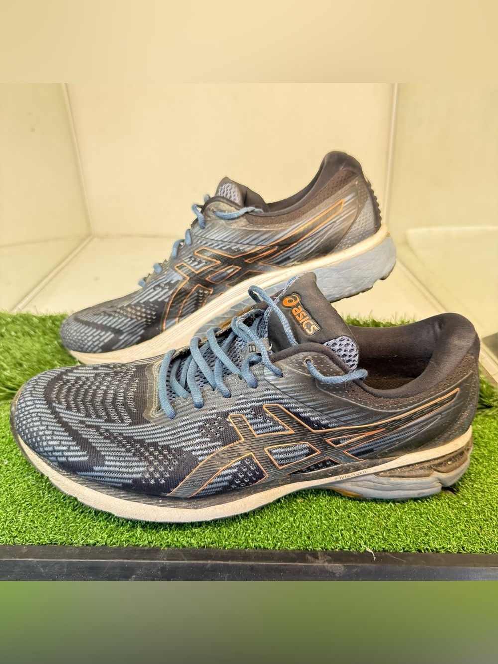 ASICS FLYTE FOEM MEN'S ALETHIC RUNNING WALKING SHOES SNEAKERS BLUE SIZE 12